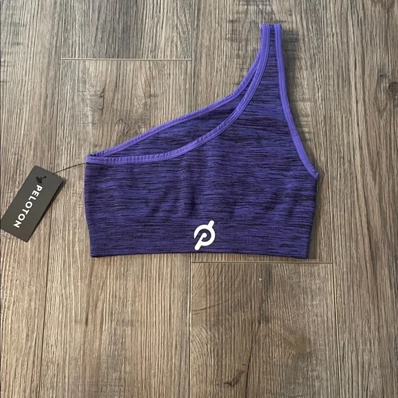 Peloton one shoulder seamless crop bra size xs - Picture 2 of 3